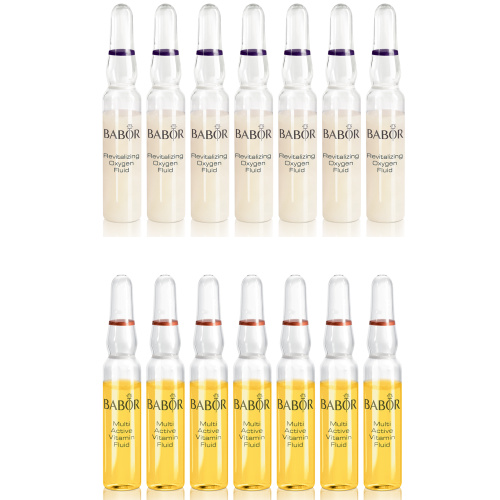 MULTI-ACTIVE VITAMIN FLUID (7 X 2ML) & REVITALIZING OXYGEN FLUID (7 X 2ML) Revitalize & Repair: 14-Day Ampoule Set (20% OFF! Valued at $86)