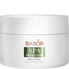 A gentle, pleasantly cooling gel cream that melts on the skin. Body Sorbet